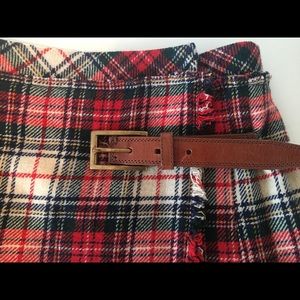 plaid wool skirt from D&G .